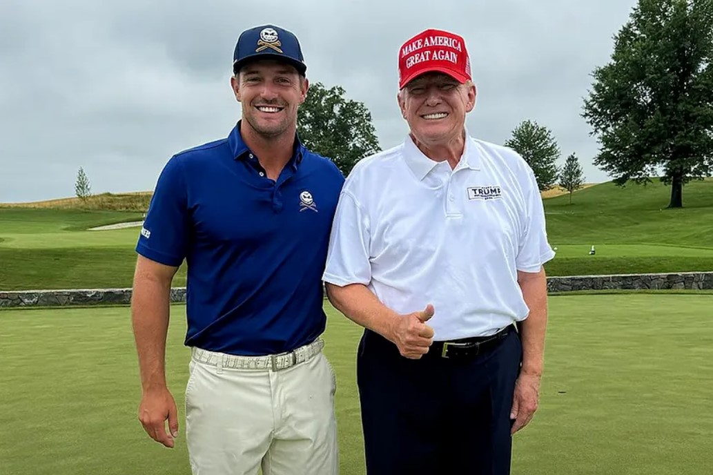 Join Bryson DeChambeau & Donald Trump on the Break 50 podcast discussing golf’s role in unity and charity, and supporting the Wounded Warrior Project.