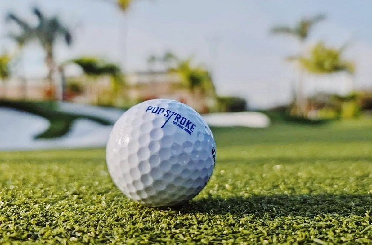 popstroke-ball-on-course